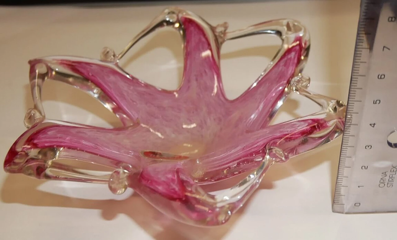 Coloured Murano glass ashtray, 1970s 5