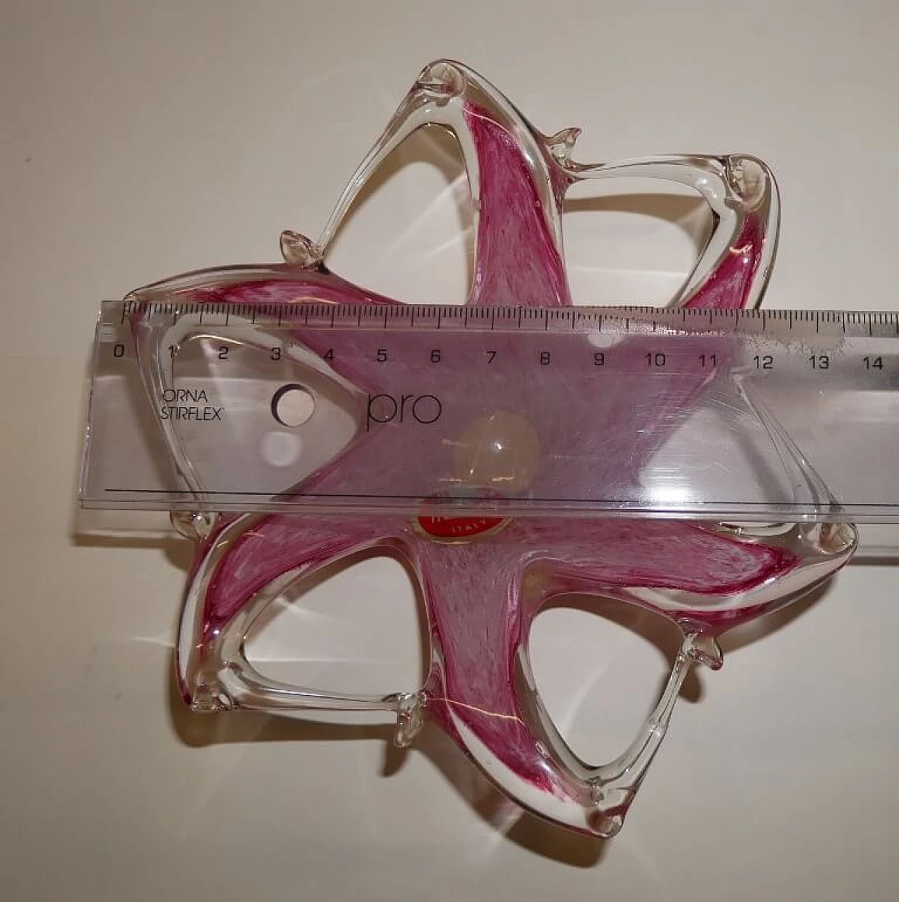 Coloured Murano glass ashtray, 1970s 6