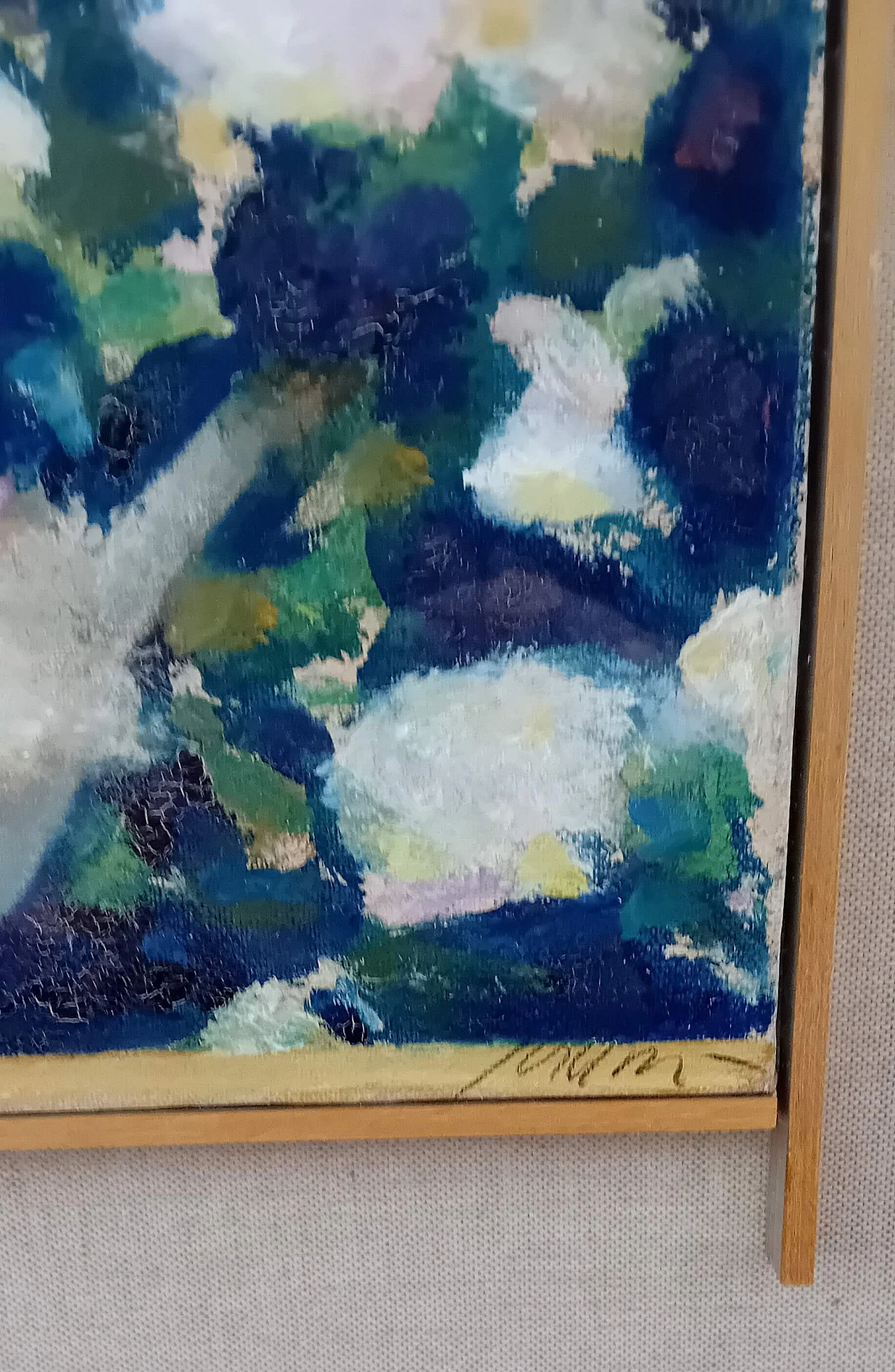 Franco Sarnari, Rose bianche, dipinto a olio su tela, anni '80 3