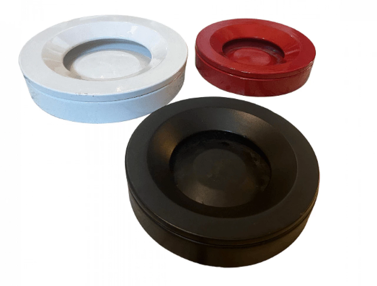 3 Posacenere Barbados di Angelo Mangiarotti per Danese, anni '60 1