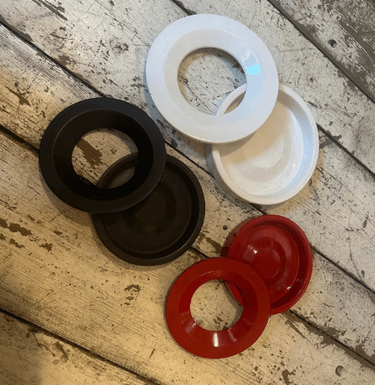 3 Posacenere Barbados di Angelo Mangiarotti per Danese, anni '60 6