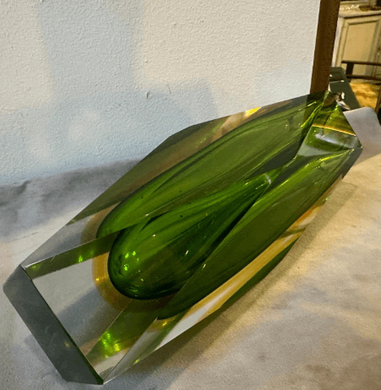 Submerged Murano glass vase by Seguso, 1960s 5