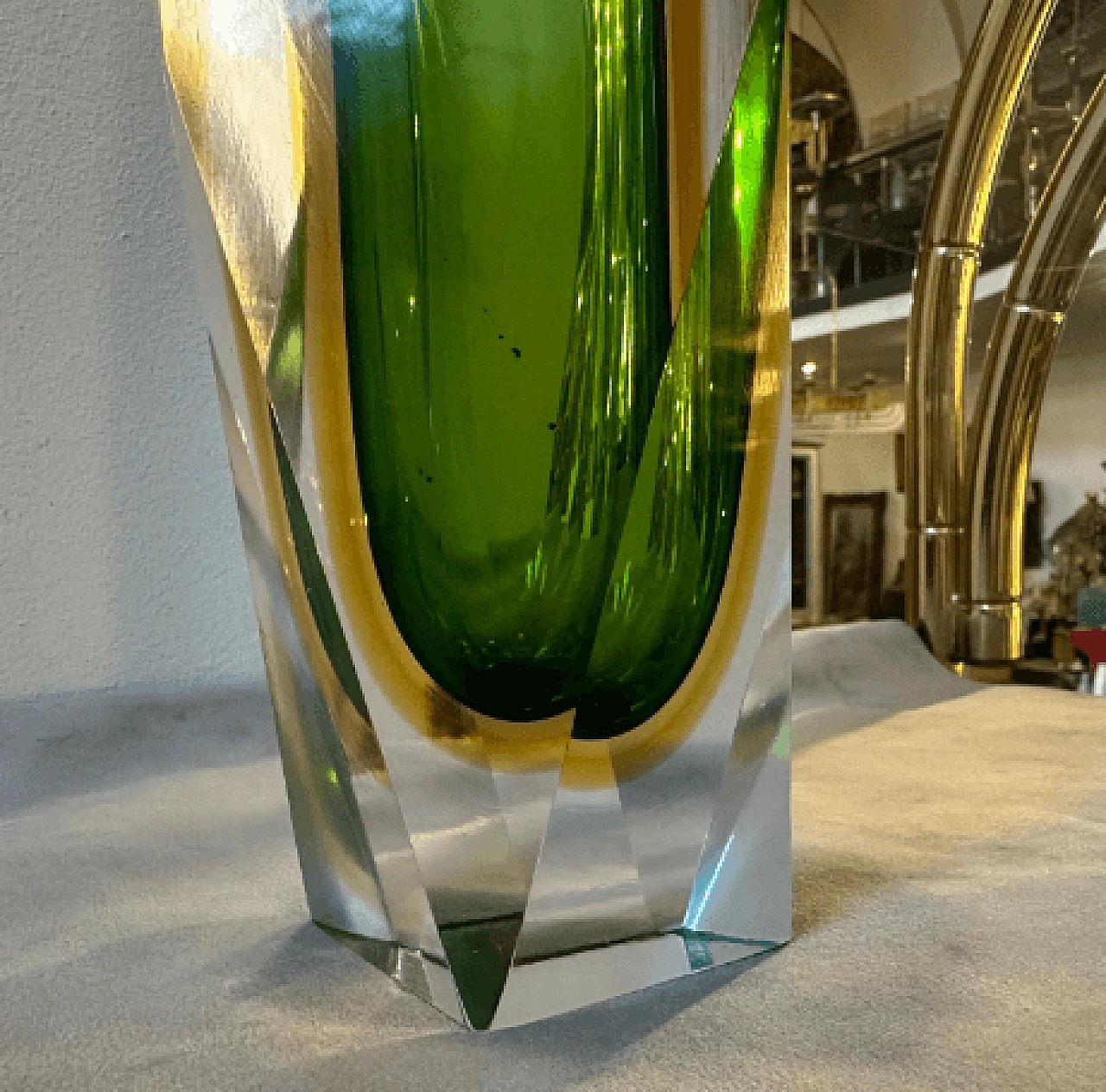 Submerged Murano glass vase by Seguso, 1960s 8