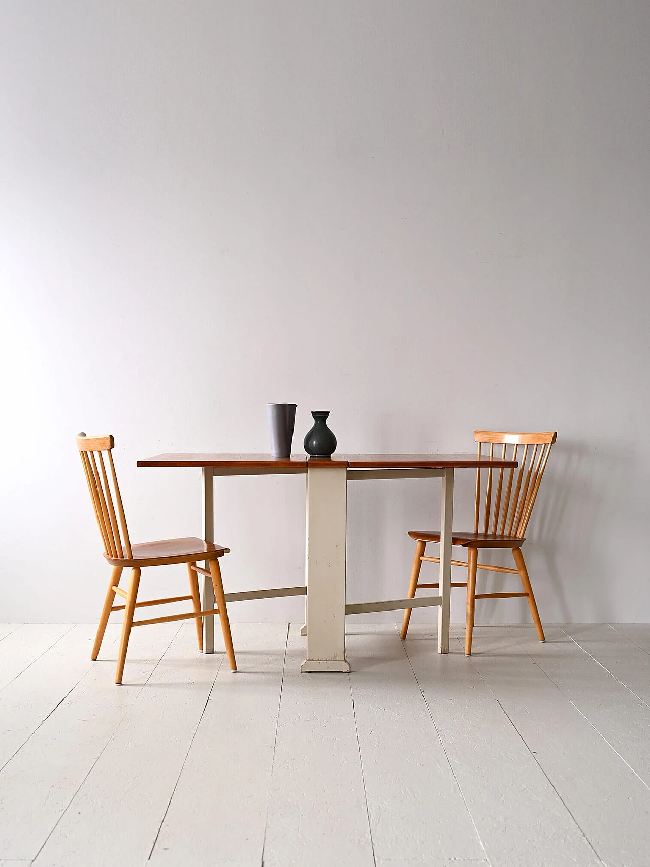 Folding table with teak top by Carl Malmsten, 1960s 1