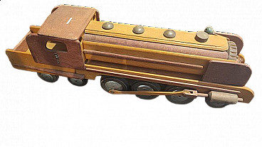 Wooden toy train by Dejou, 1950s