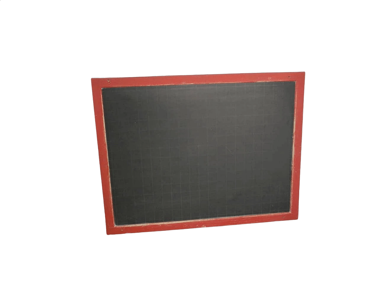School wall blackboard with red frame, 1960s 7