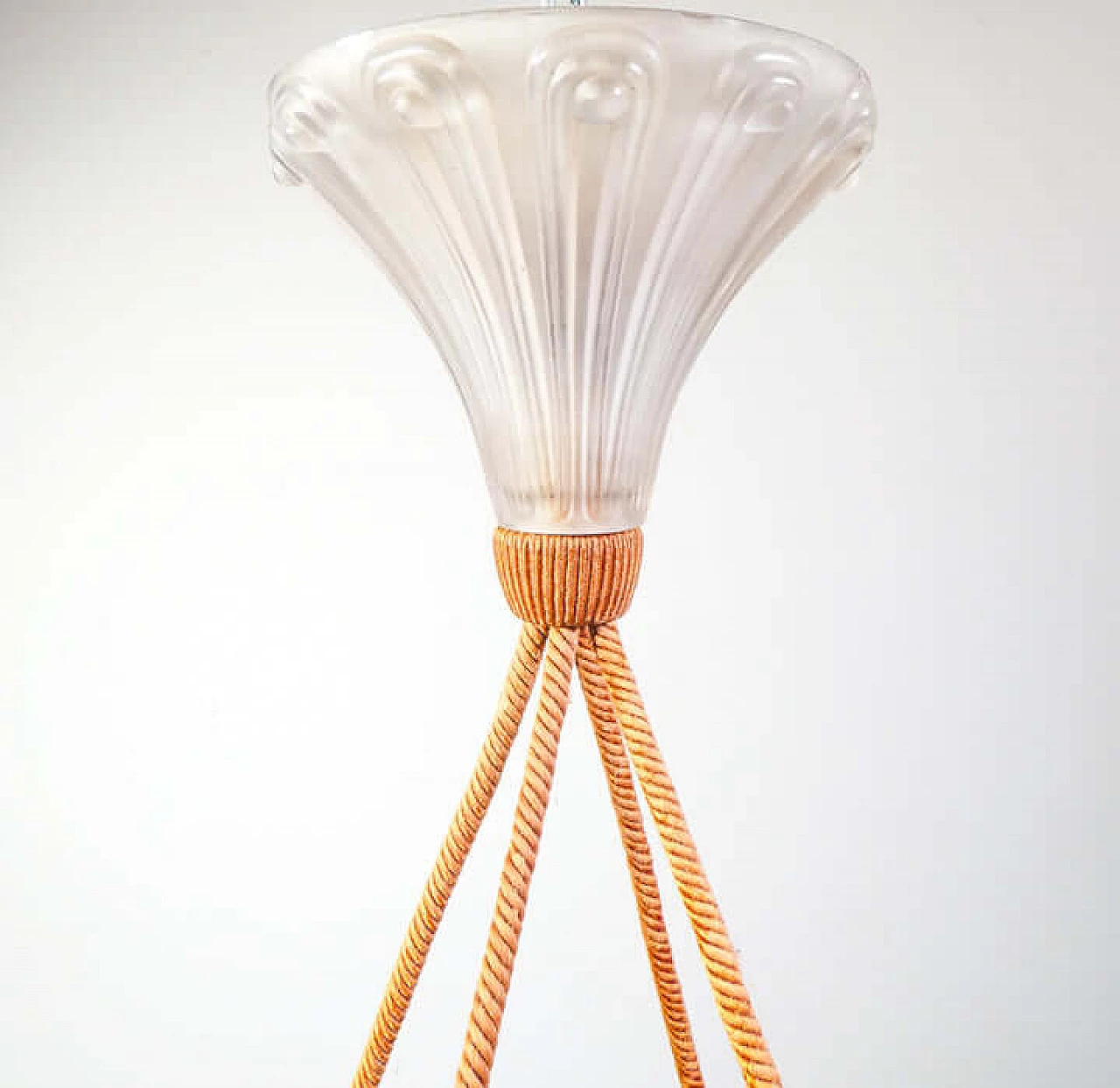 Dahlias 2459 chandelier by René Lalique, 1920s 7