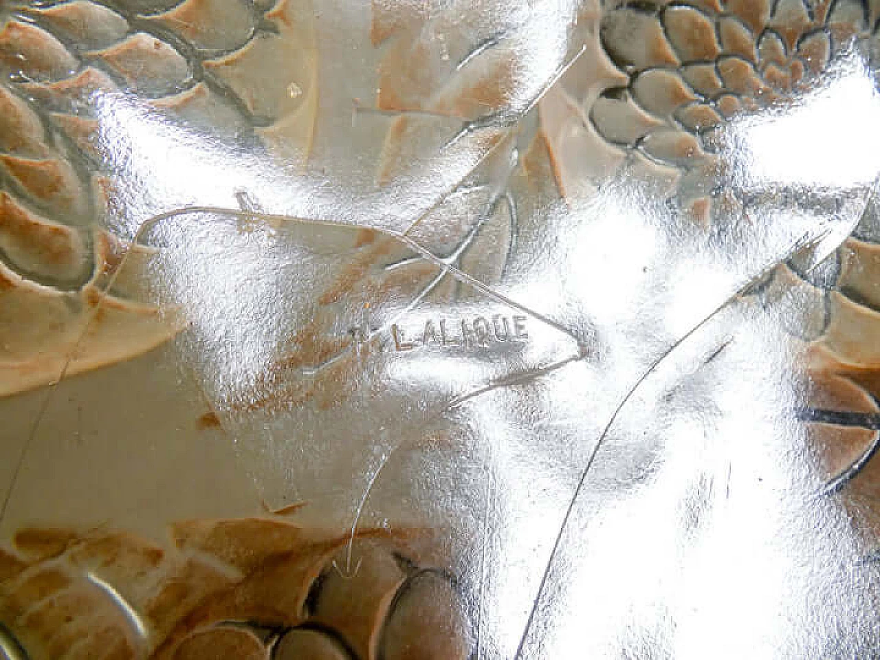 Dahlias 2459 chandelier by René Lalique, 1920s 8