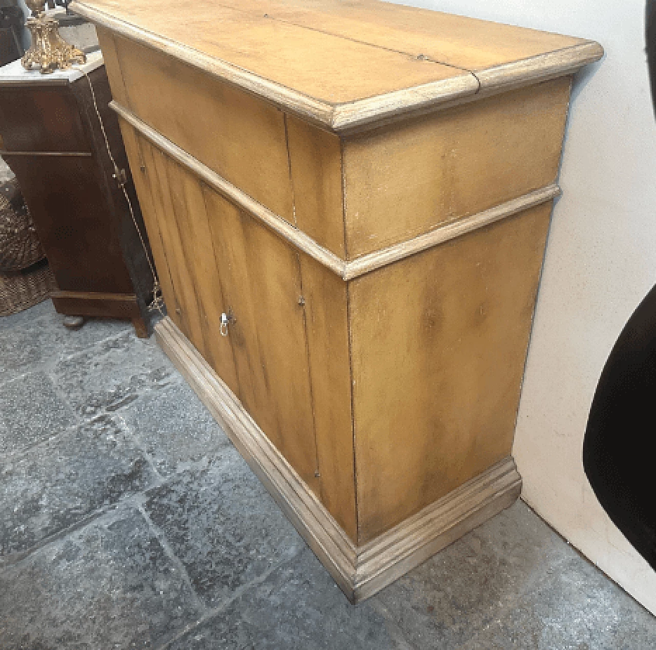 Louis Philippe orange lacquered wood secrétaire, late 19th century 4