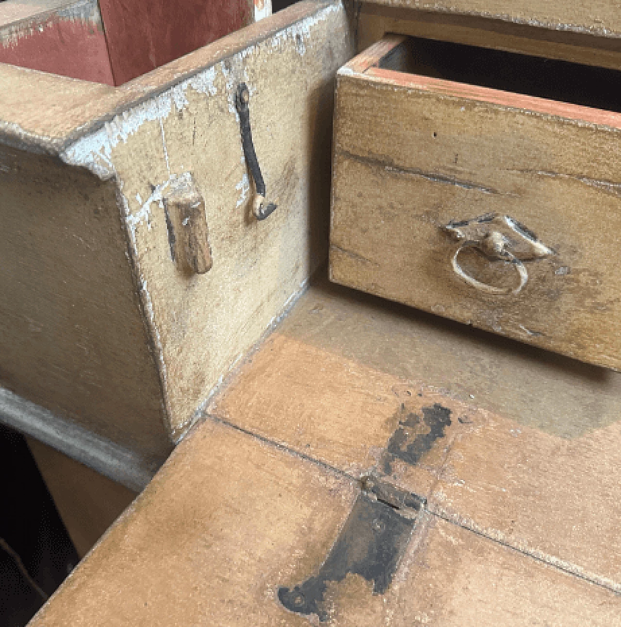 Louis Philippe orange lacquered wood secrétaire, late 19th century 12