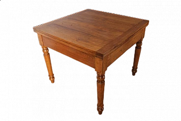 Tuscan pull-out wooden table, 19th century