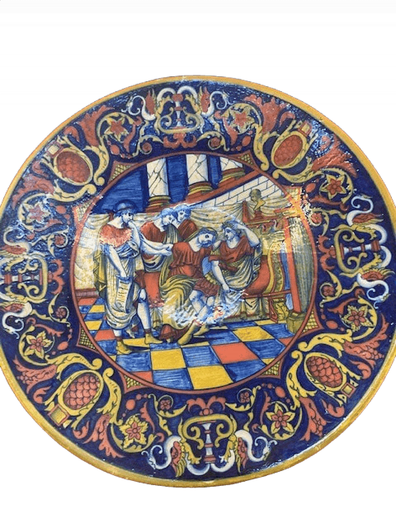 Piatto a Lustro Gualdo Tadino di Rubboli, primo '900 10