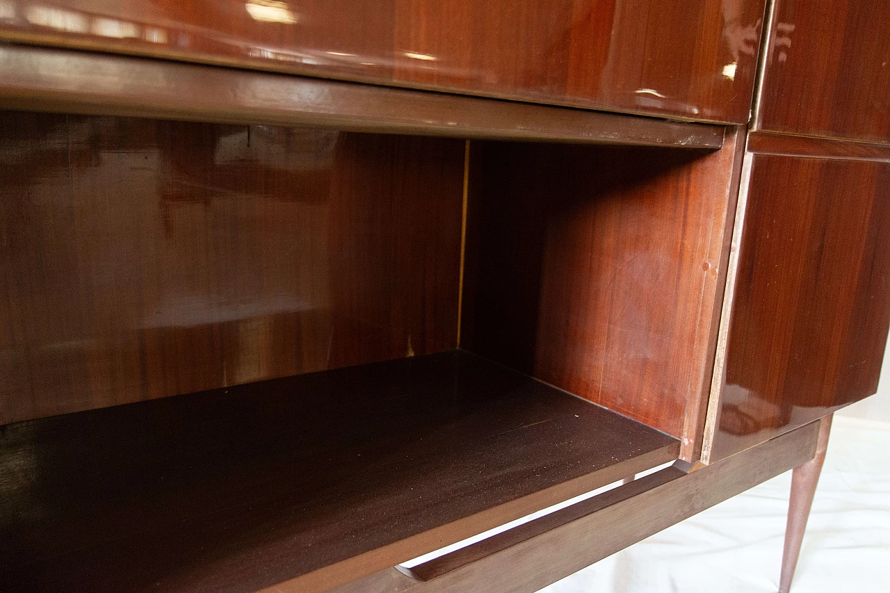 Mahogany veneer sideboard, 1950s 10