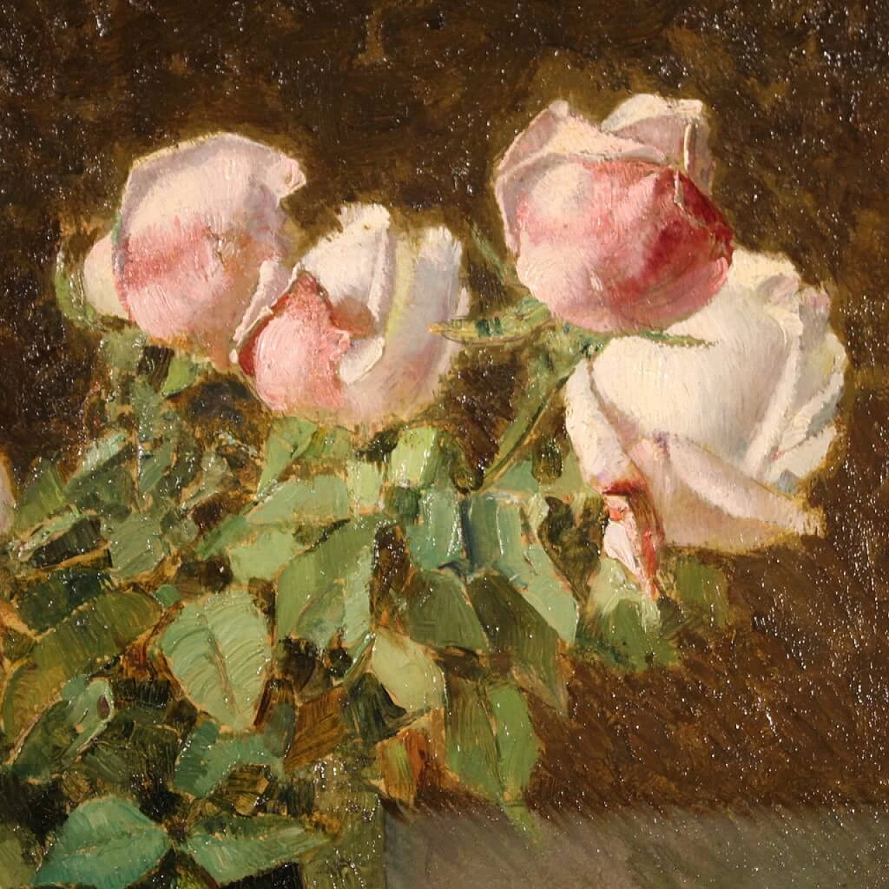 Tavolo con fiori e panettone, olio su cartone, 1934 10