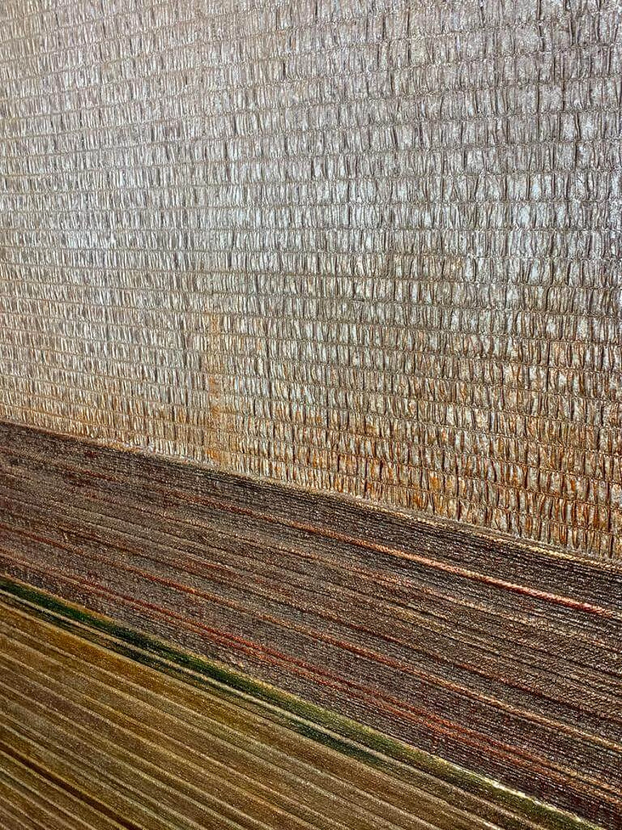 Resin relief texture on panel, 1970s 4