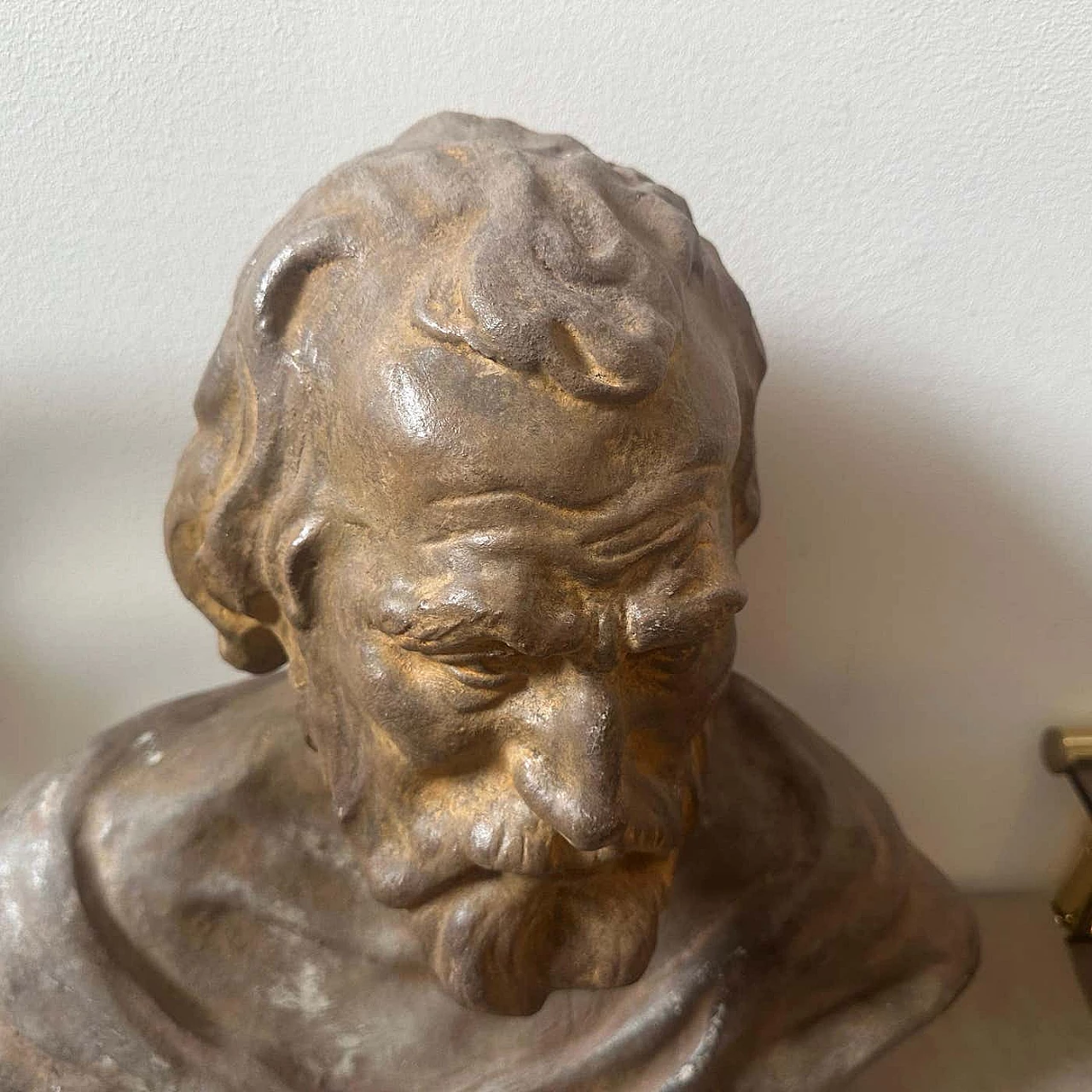 Sicilian terracotta bust of Seneca the philosopher, 1930s 2