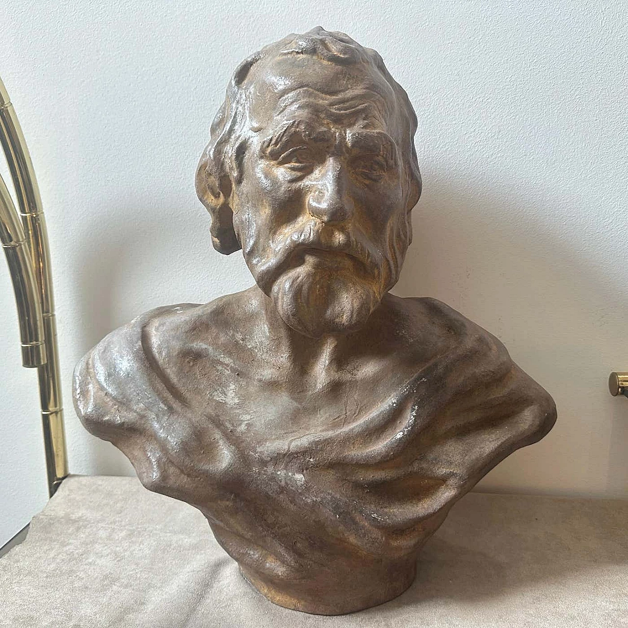 Sicilian terracotta bust of Seneca the philosopher, 1930s 12