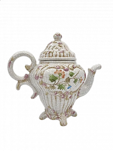 Antica Nove di Bassano ceramic teapot, early 20th century
