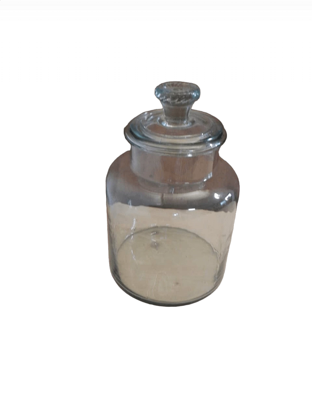 Glass cookie container, 1980s 10