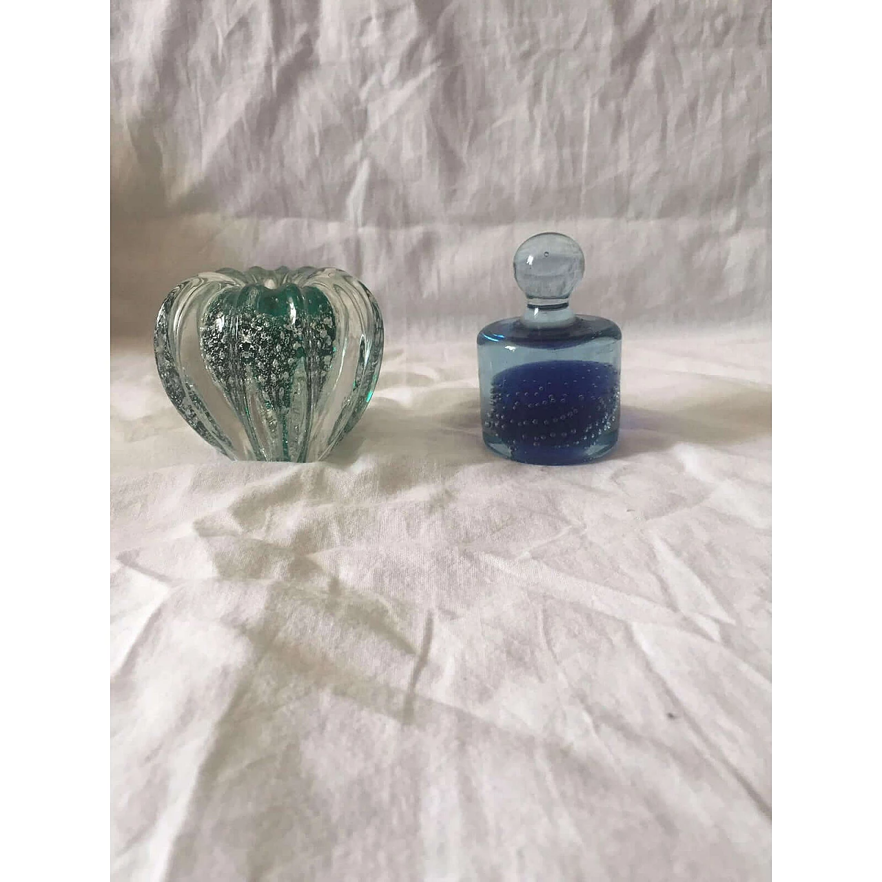 Pair of Submerged glass paperweights, 1960s 6