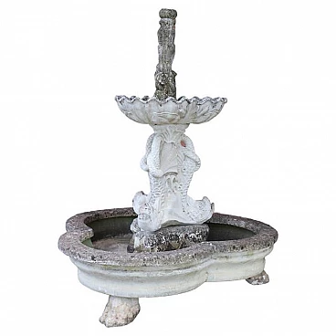 Neoclassical style garden fountain, 1930s
