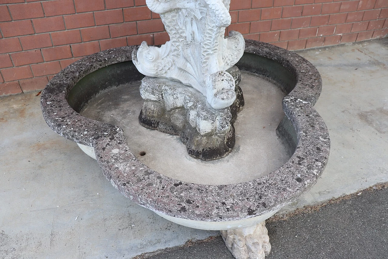 Neoclassical style garden fountain, 1930s 4