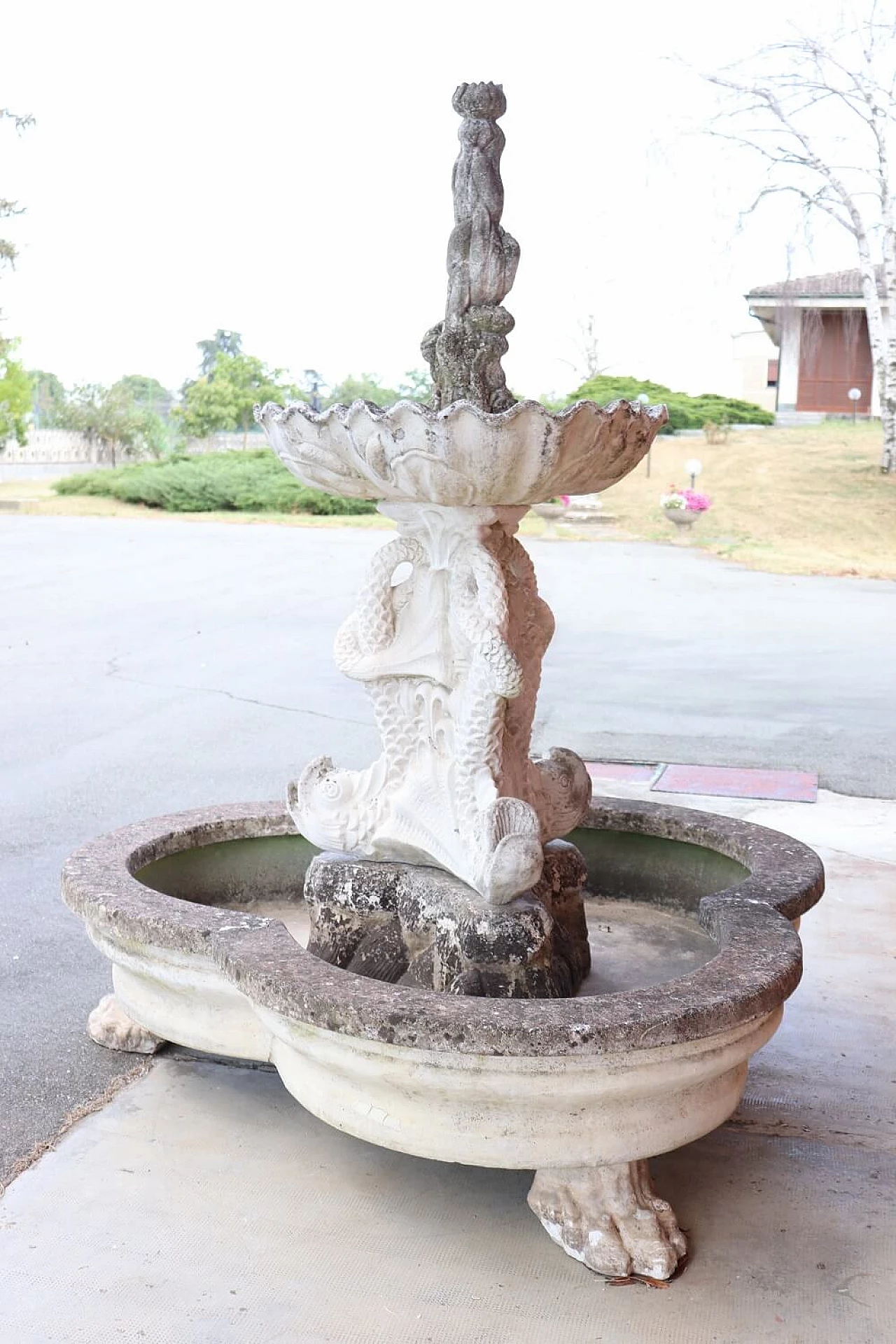 Neoclassical style garden fountain, 1930s 8