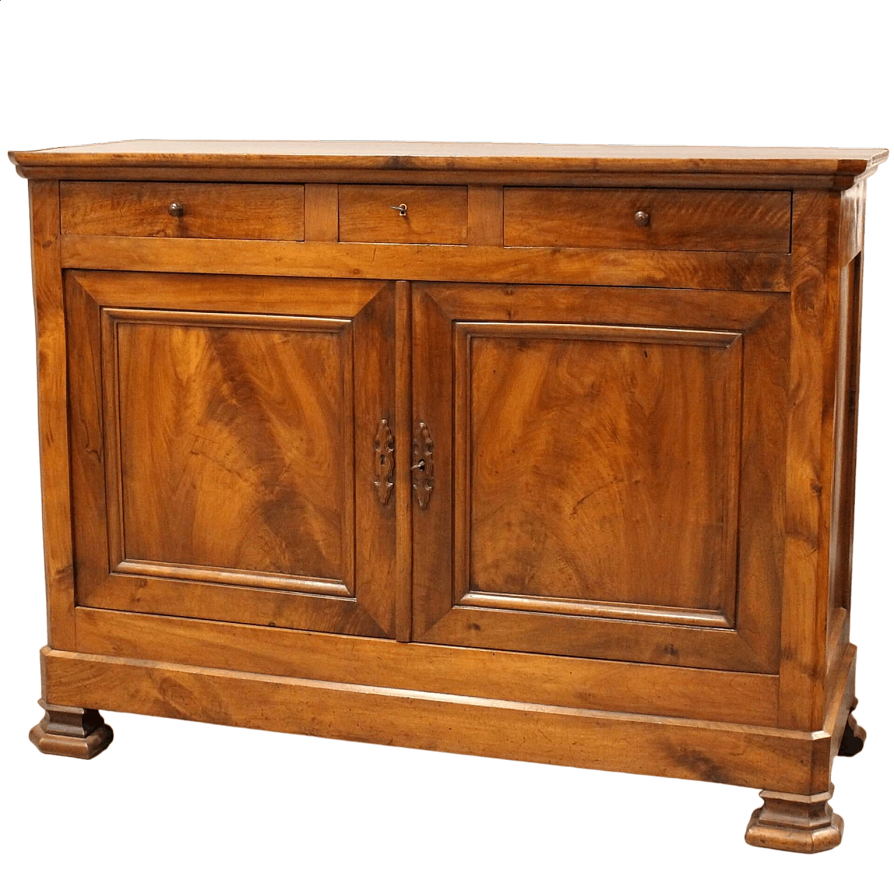 Solid walnut Louis Philippe sideboard, 19th century 11