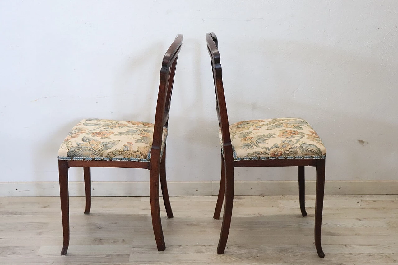 Art Nouveau sofa, pair of armchairs and pair of chairs, early 20th century 18