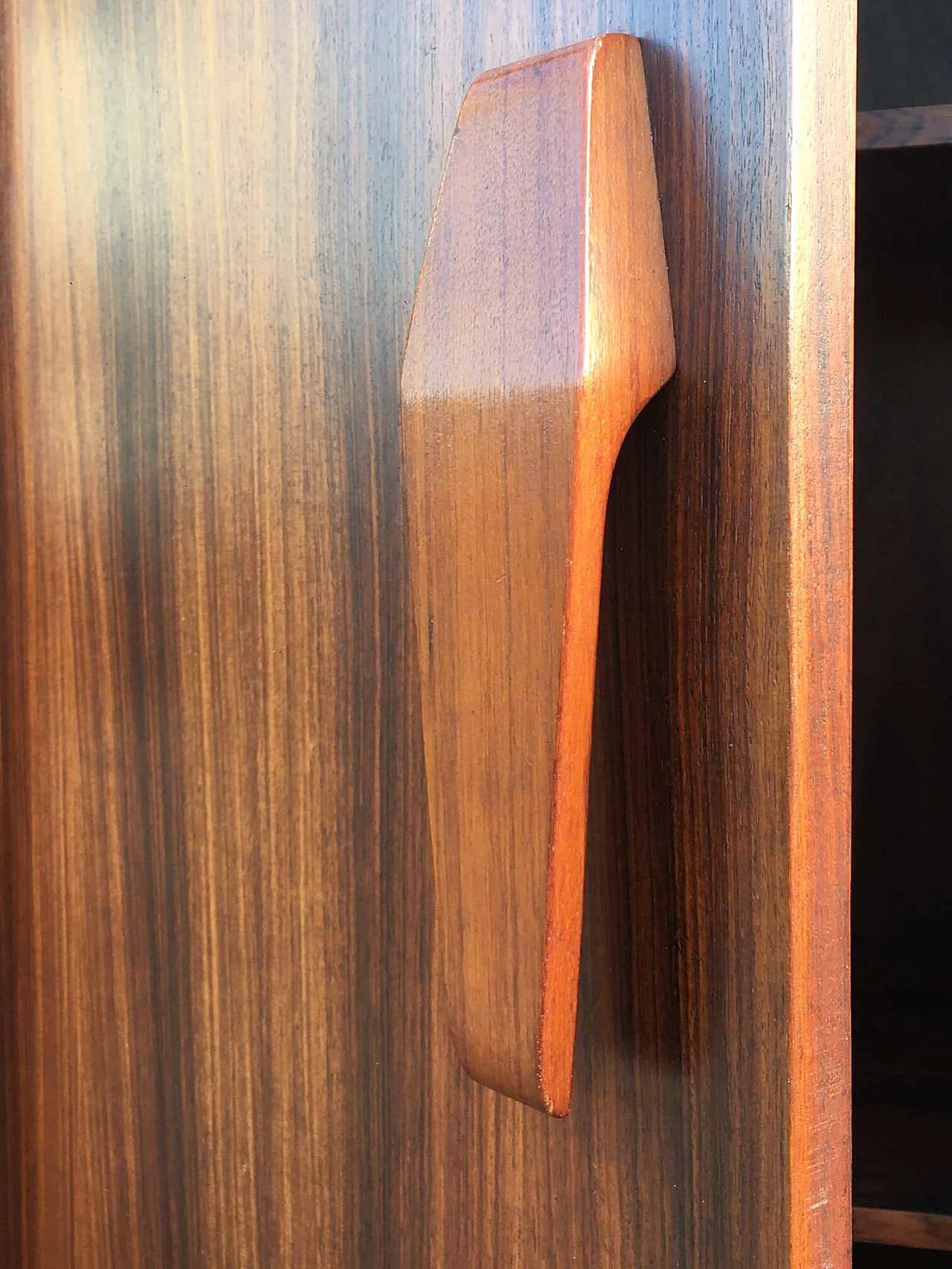 Rosewood secretaire cabinet, 1970s 1