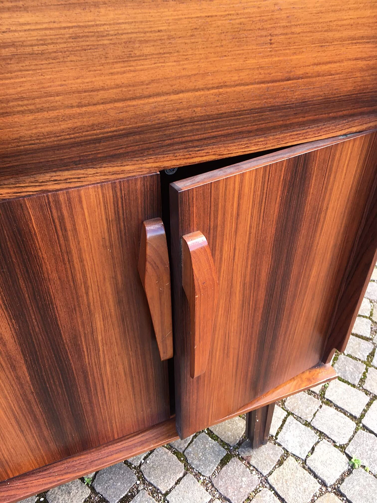 Rosewood secretaire cabinet, 1970s 4