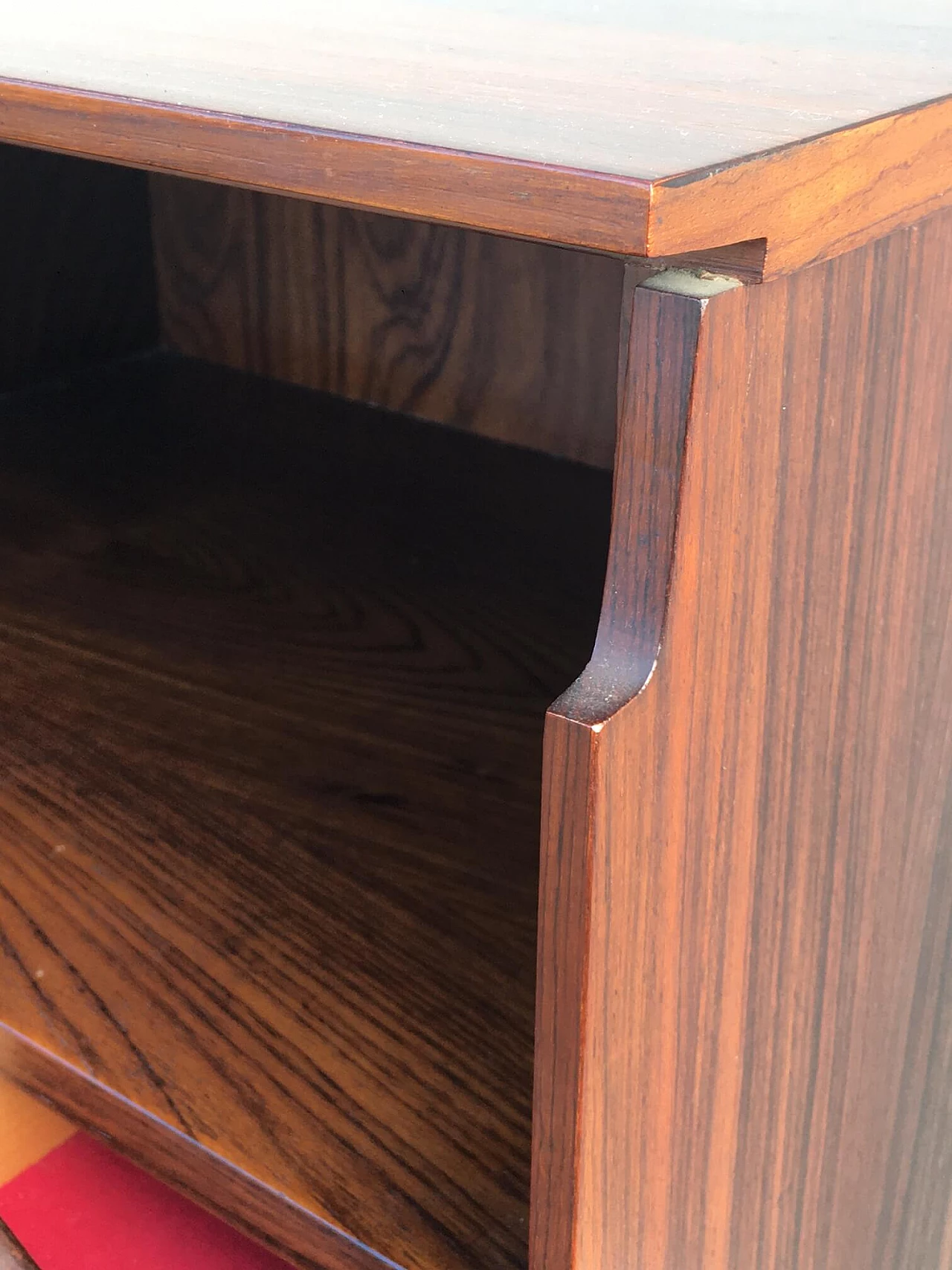 Rosewood secretaire cabinet, 1970s 5