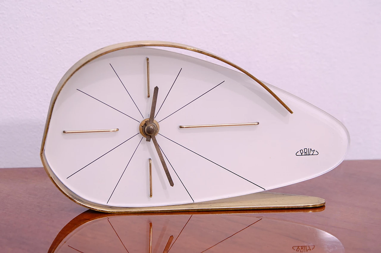 PRIM plastic and metal alarm clock, 1960s 2