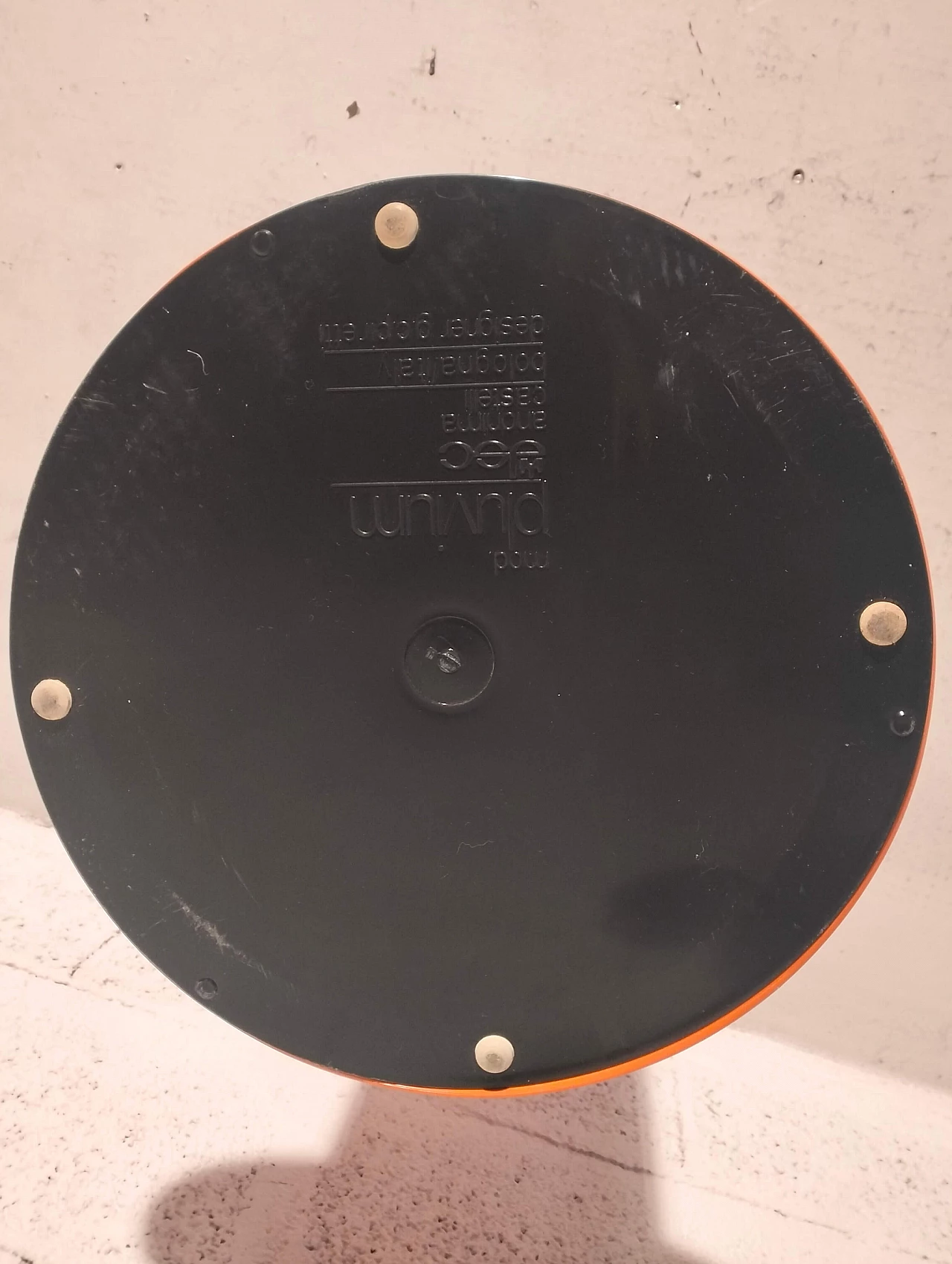 Pluvium orange umbrella stand by Giancarlo Piretti for Anonima Castelli, 1970s 10