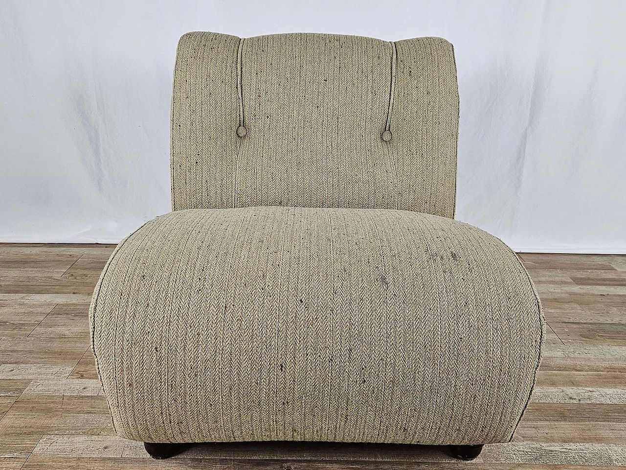 Gray modular corner sofa with four seats in fabric, 1970s 26
