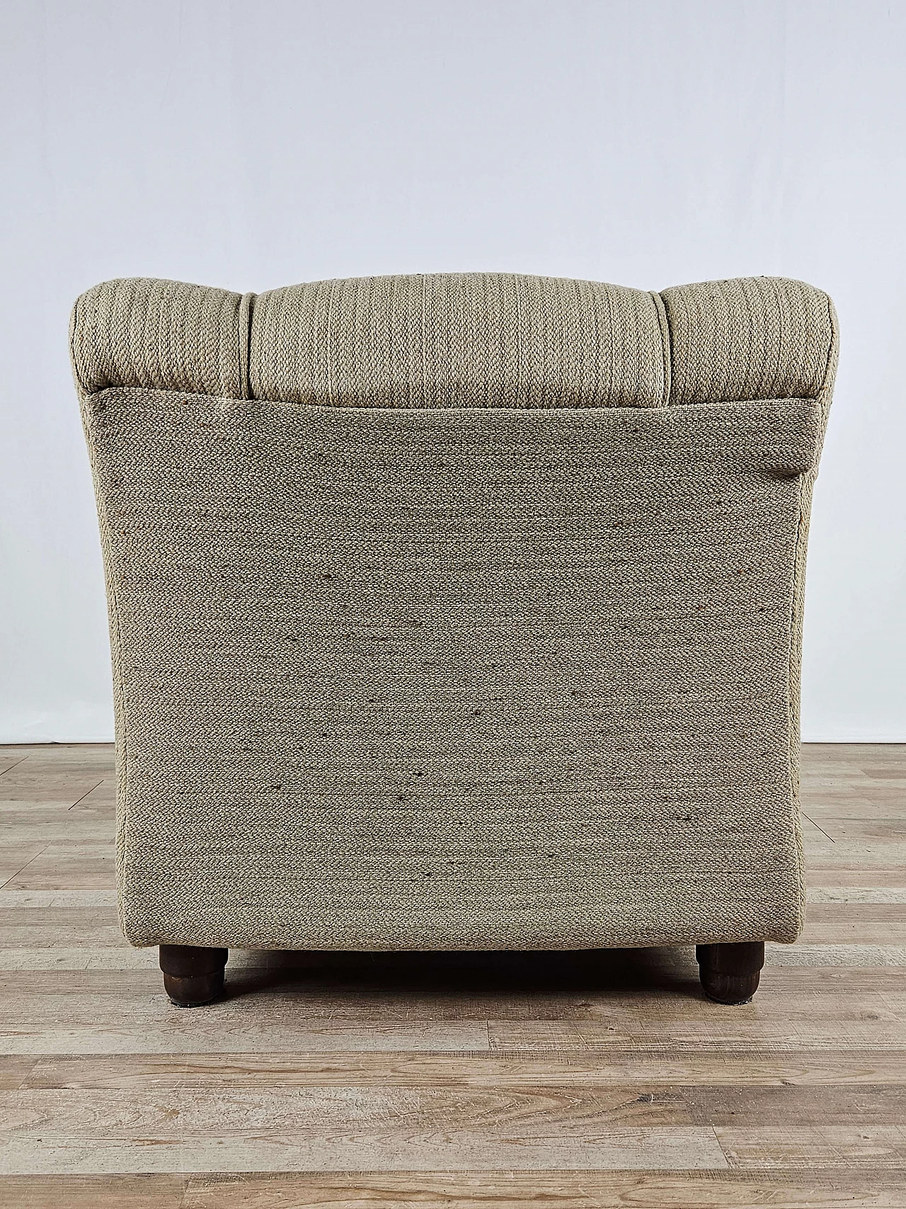 Gray modular corner sofa with four seats in fabric, 1970s 30