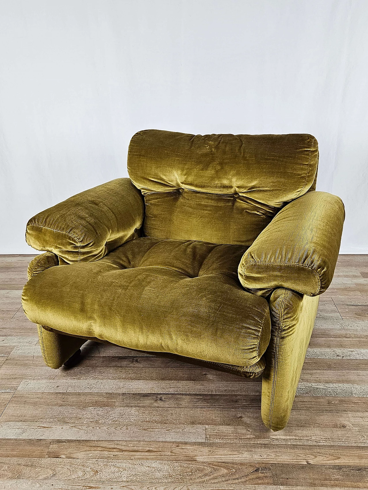 Coronado fabric armchair attributed to Tobia and Afra Scarpa for B&B Italia, 1960s 1