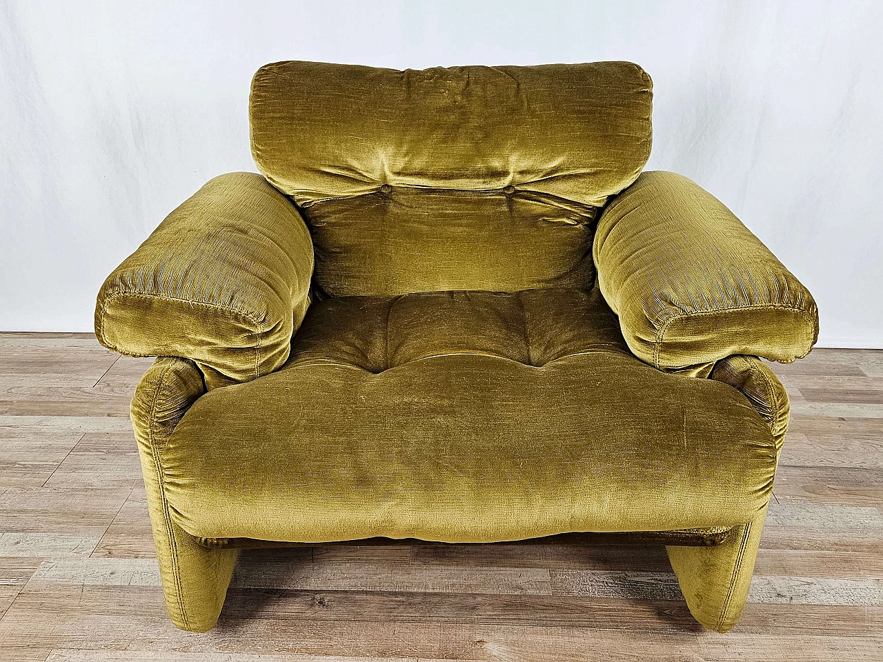 Coronado fabric armchair attributed to Tobia and Afra Scarpa for B&B Italia, 1960s 6