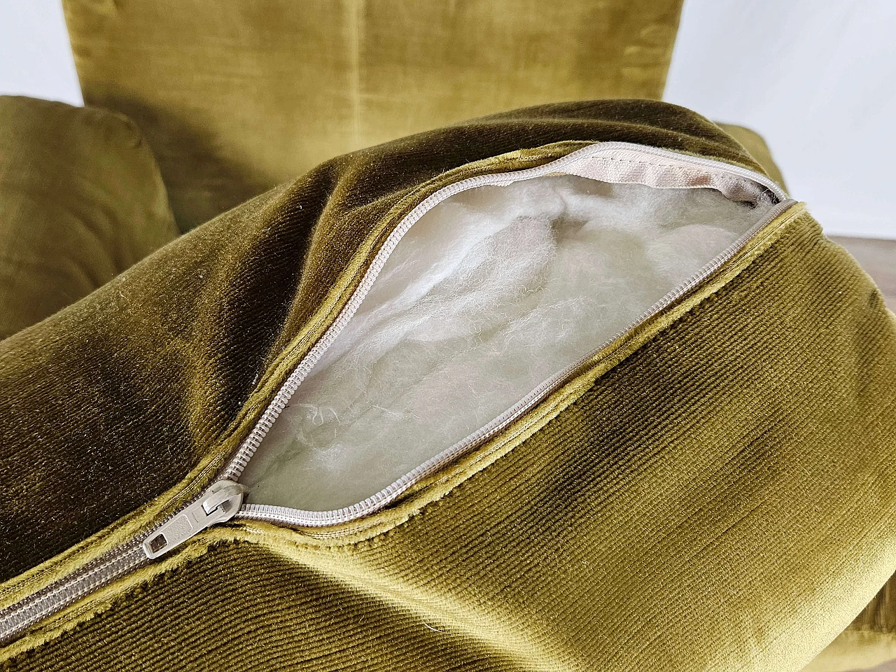 Coronado fabric armchair attributed to Tobia and Afra Scarpa for B&B Italia, 1960s 11