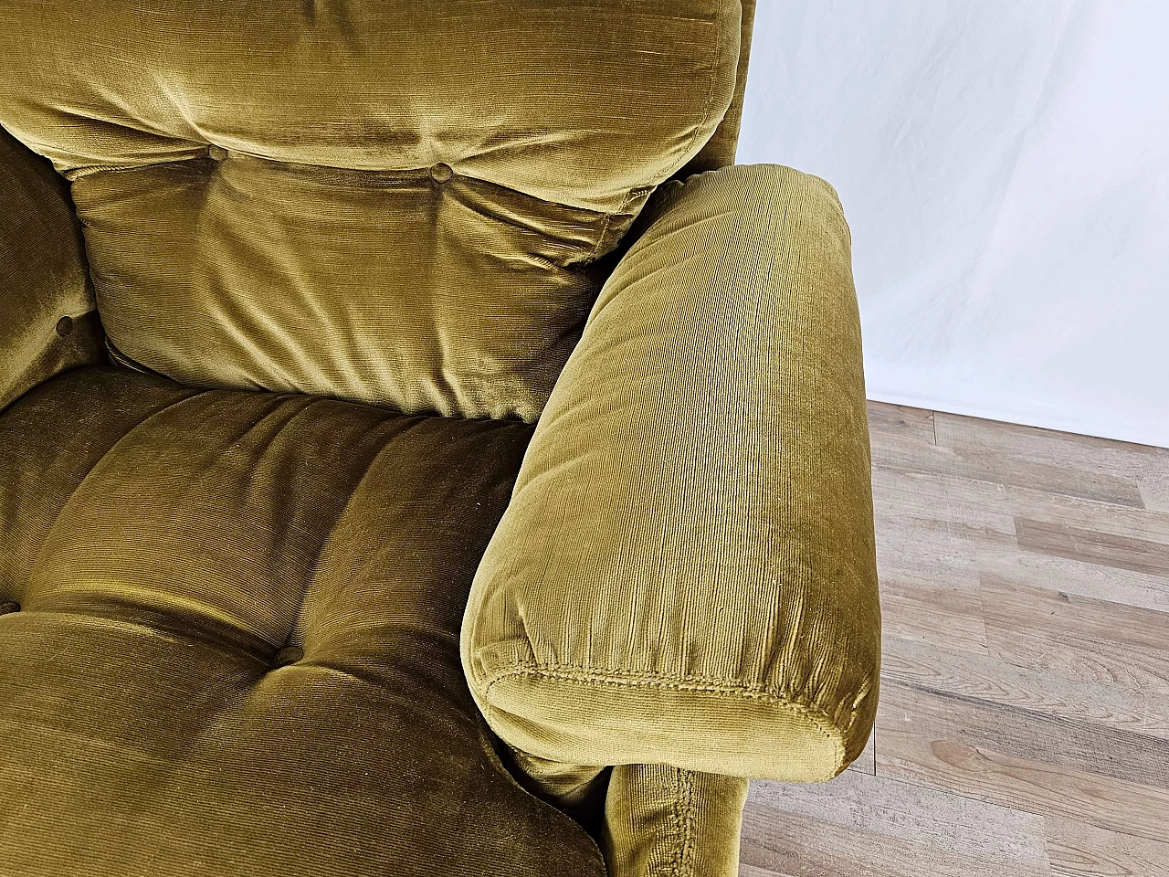 Coronado fabric armchair attributed to Tobia and Afra Scarpa for B&B Italia, 1960s 14