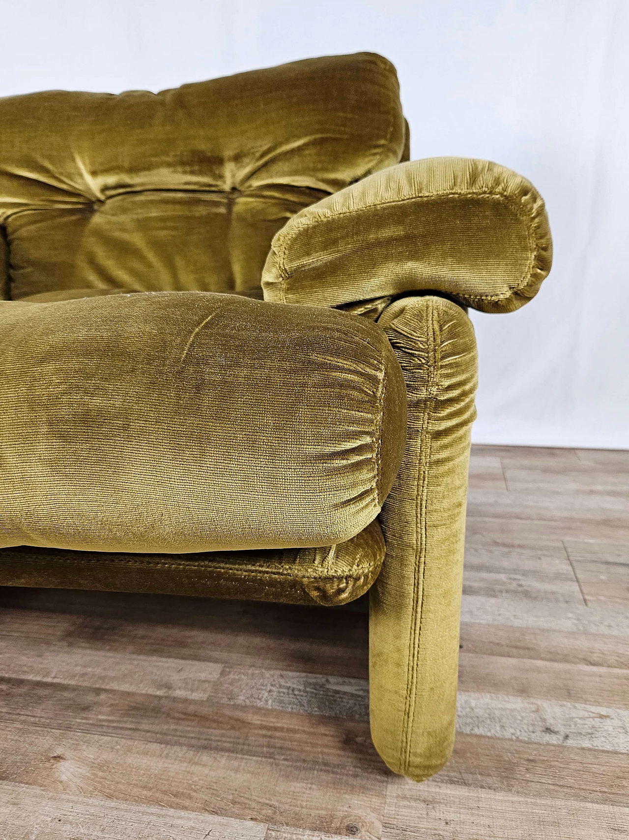 Coronado fabric armchair attributed to Tobia and Afra Scarpa for B&B Italia, 1960s 15