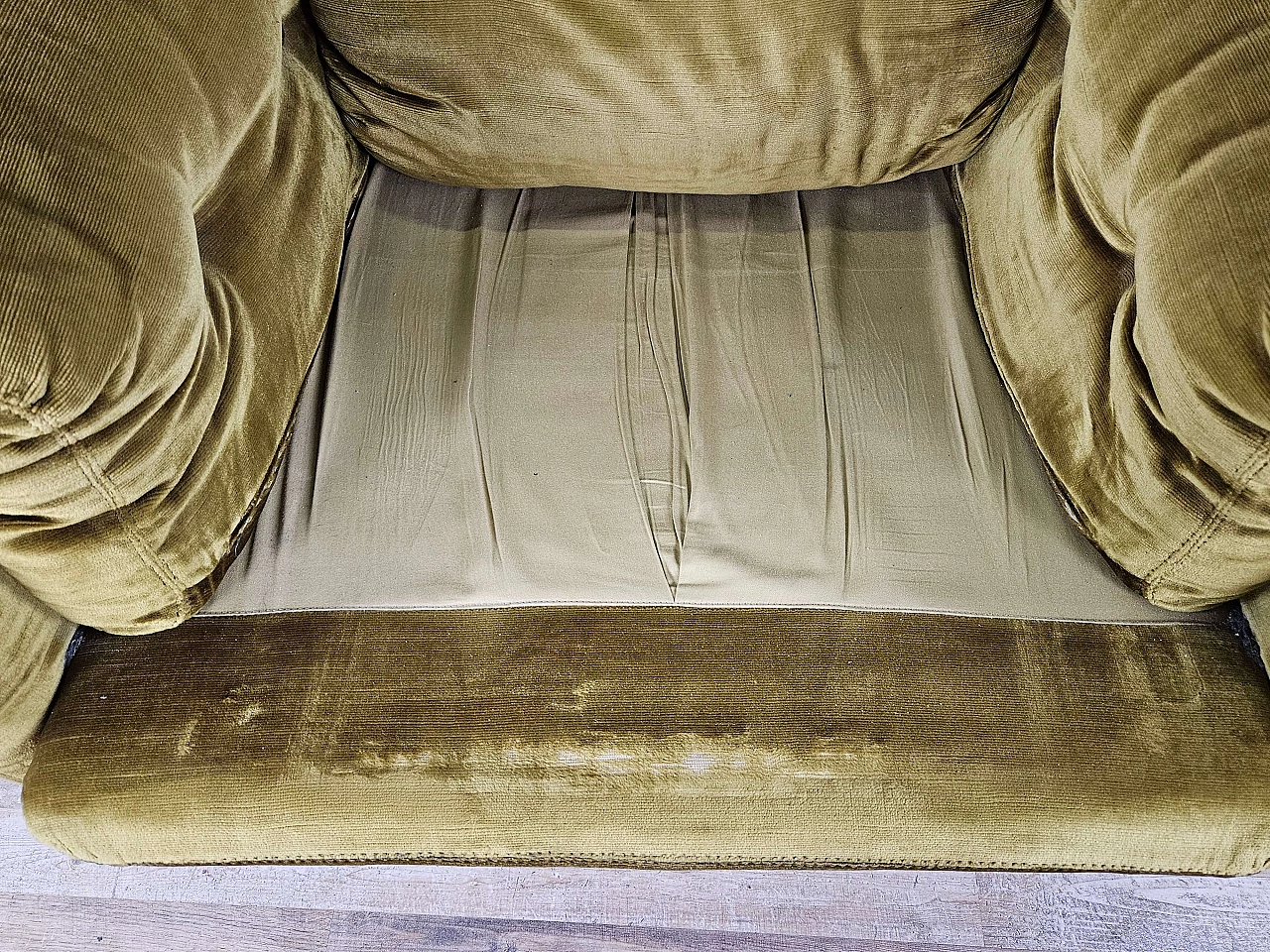 Coronado fabric armchair attributed to Tobia and Afra Scarpa for B&B Italia, 1960s 20