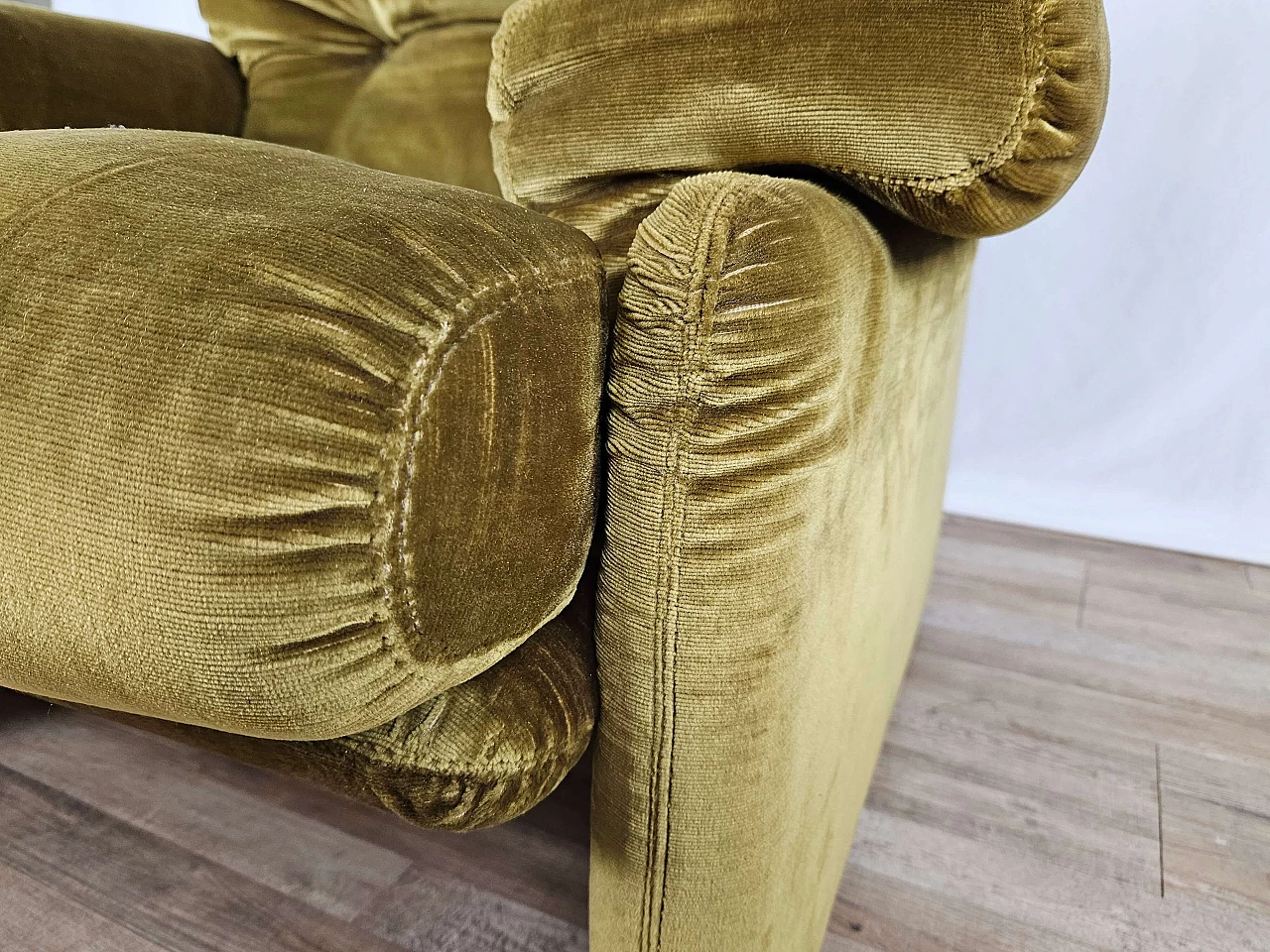 Coronado fabric armchair attributed to Tobia and Afra Scarpa for B&B Italia, 1960s 24