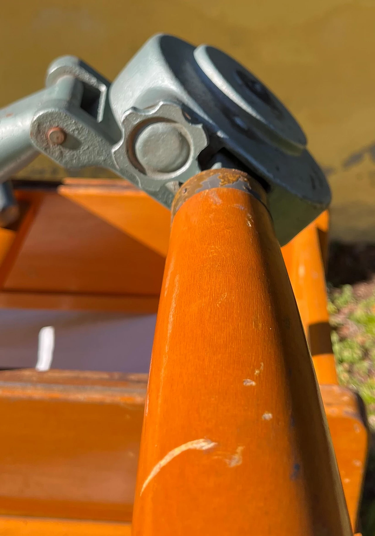 Solid beech and iron Lamborghini rowing machine, 1940s 18