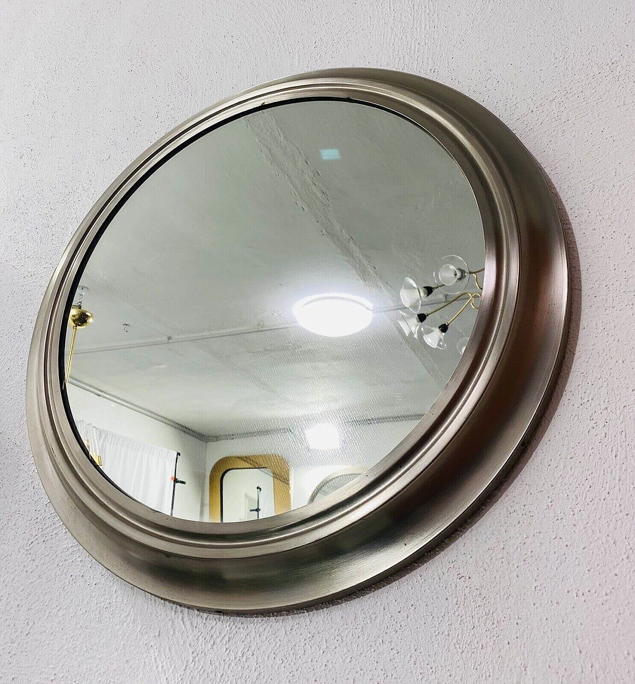 Narciso wall mirror by Sergio Mazza for Artemide, 1970s 3
