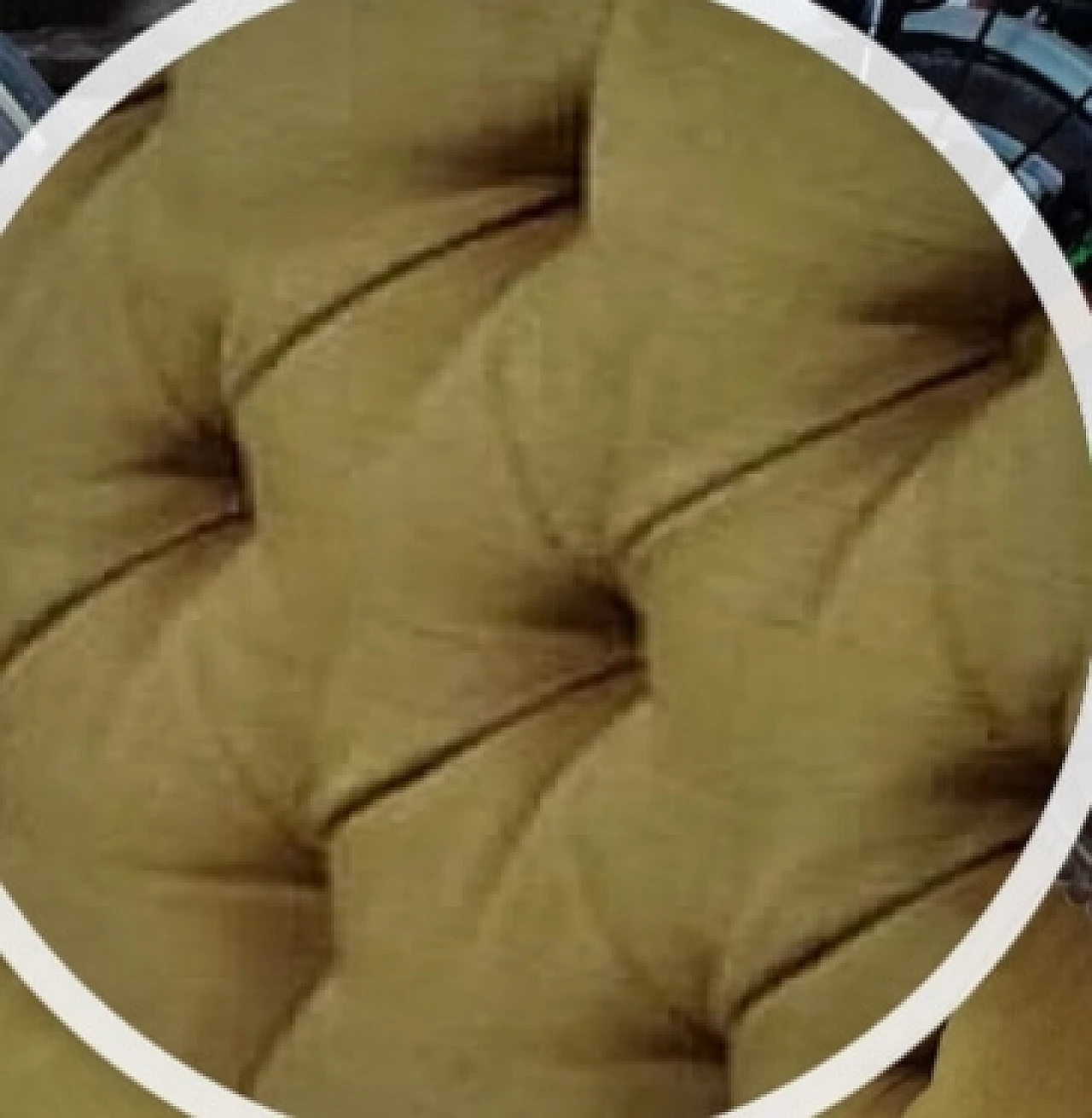 English style wood and fabric sofa, 1970s 4