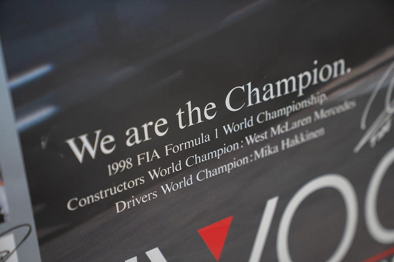Poster West McLaren Mercedes FIA Formula 1, 1998 7