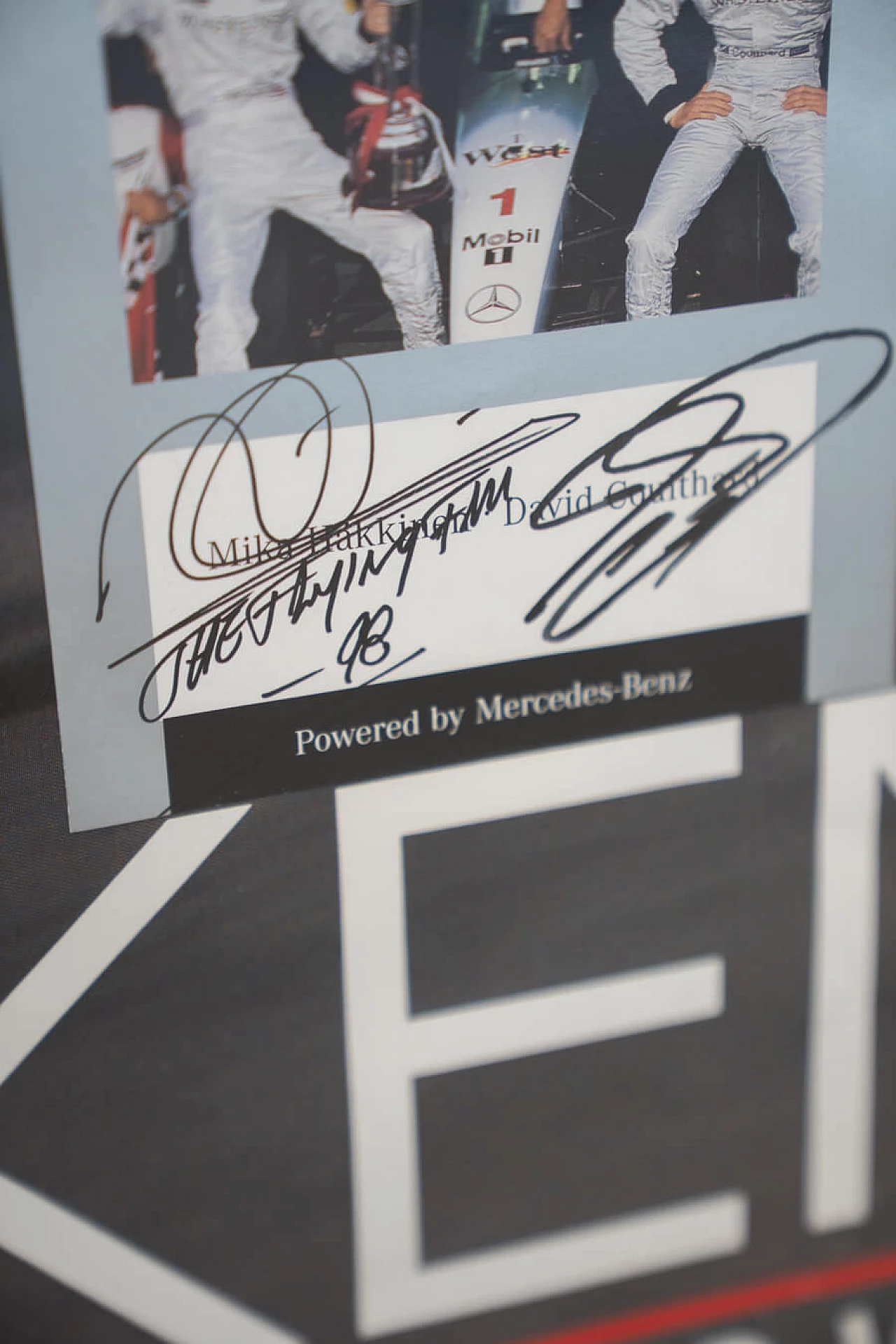 West McLaren Mercedes FIA Formula 1 poster, 1998 11