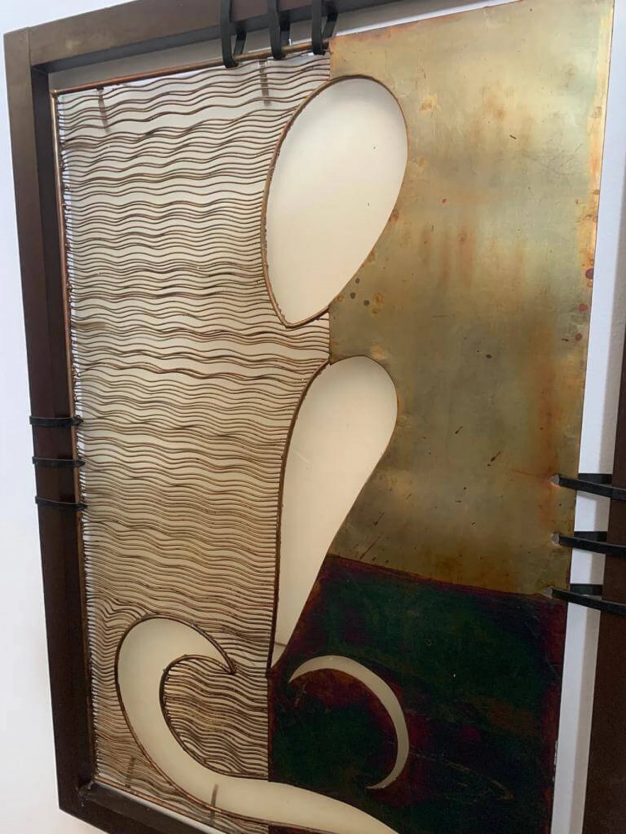 Copper panel by Ravi Shing for LightWorks Resource, 1990s 7