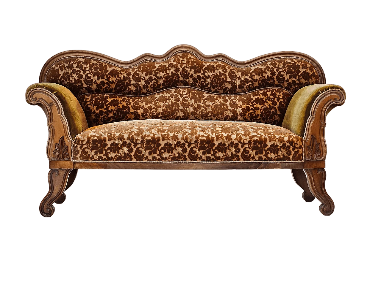 Danish two-seater ash wood sofa, 1930s 17